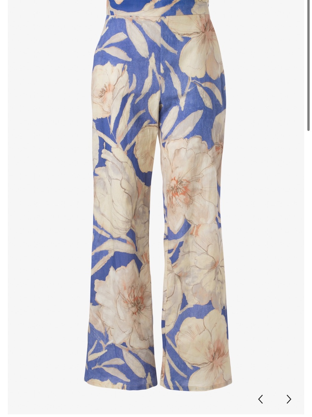 NWT Iris Setlakwe Floral Print Wide Leg 12